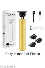 Trimmer For Men Hair Zero Gapped Clipper Professional Cordless Haircut Electric Beard Trimmer For Men, Golden