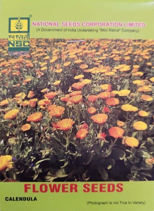 Calendula Flower Seeds Truthful lebelled (TL) Seed (5 gm )