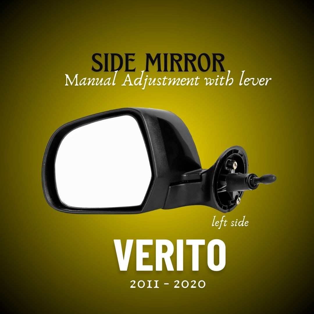 RMC side view mirror suitable for Mahindra Verito (Left Side / Passenger Side)