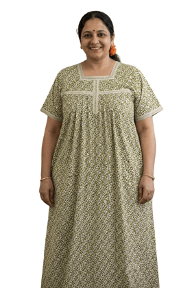 Women's Cotton Maxi Nightgown