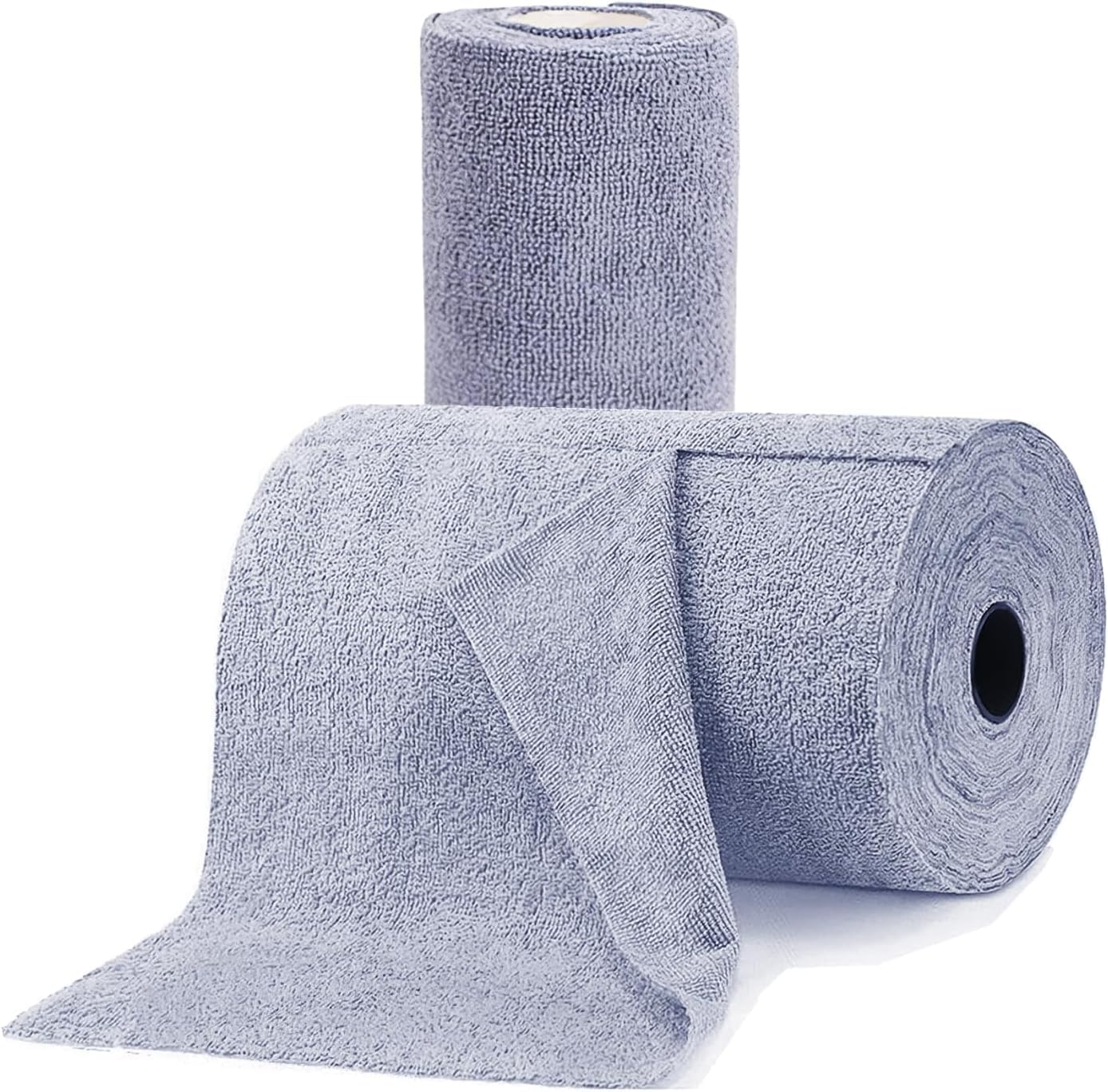 Absorbent Light Blue Non-Woven Disposable Cleaning Cloths Roll