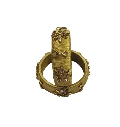 Thread Bangles For Women With Stone Work - Bangles & Bracelets | Buy online on ZillyBuy