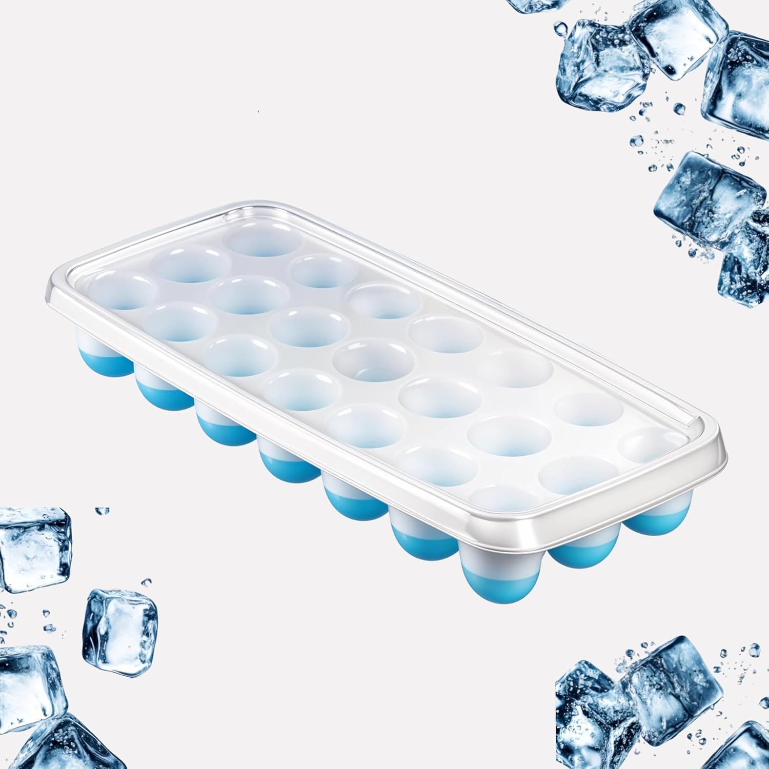 21 CAVITY POP UP ICE CUBE TRAY