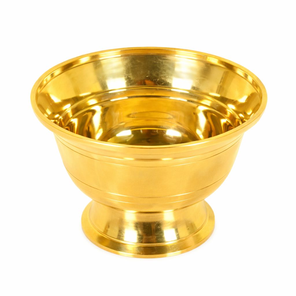 Gold Brass Oil Bowl Cup Katori For Puja