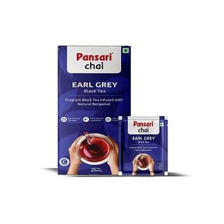 Pansari Earl Grey Black Tea - 25Dips