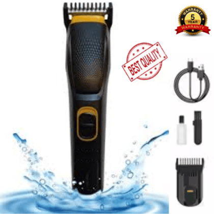 509 Cordless Professional Hair Trimmer Titanium coated blade waterproof Trimmer 120 min Runtime 12 Length Settings (Multicolor)