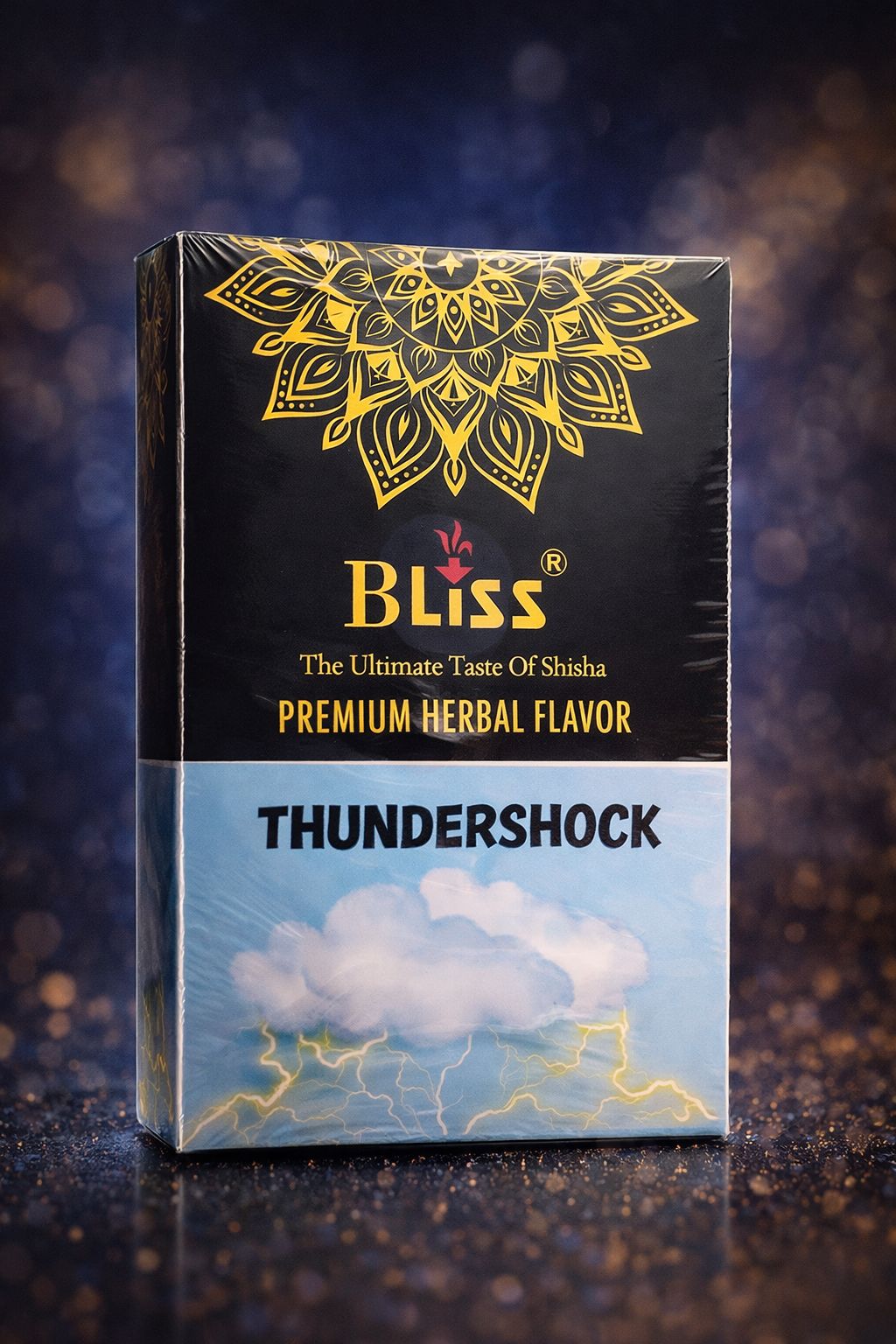WEKTU Premium Herbal Hookah Flavour - Thundershock (100% Tobacco & Nicotine Free) - Intense Electric Sensation - Perfect for Parties & High-Energy Sessions
