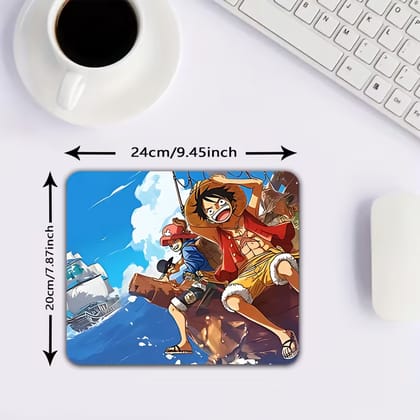 Mouse Pad Adventure L--Rubber, Non-Slip Base, Ideal for Office, Study and Gaming, Portable and Durable, Desk Mat