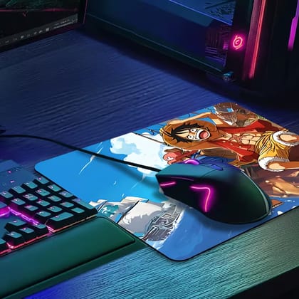 Mouse Pad Adventure L--Rubber, Non-Slip Base, Ideal for Office, Study and Gaming, Portable and Durable, Desk Mat