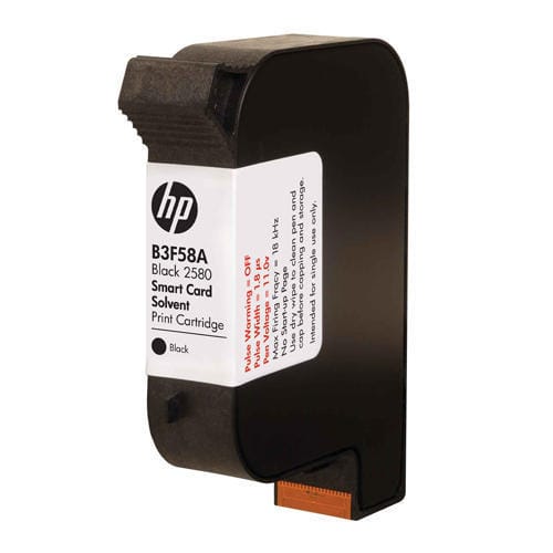 HP 2580 Black Solvent Ink Cartridge (B3F58B) for HP DesignJet 2580 Printer