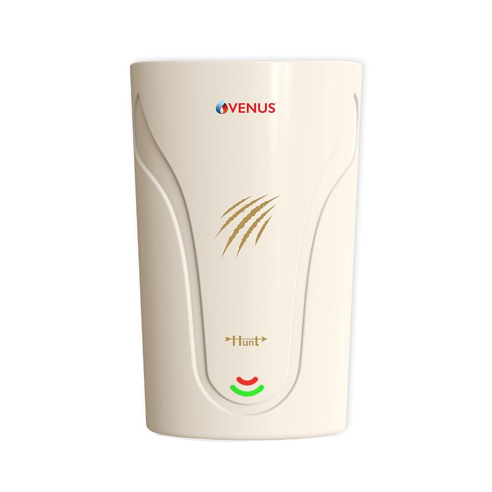 Venus Hunt 3Litre Instant Water Heater For Bathroom (Ivory) | 3000 Watts | High Grade SS Inner Tank Geyser | 5 years Guarantee | Copper Heating Element with 2 Year Guarantee | Compact & Durable | 8bar Venus Hunt 3Litre Instant Water Heater For Bathroom (