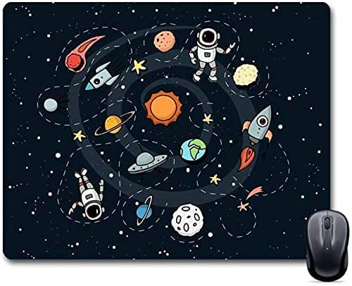  Astronaut Mouse Pad for Work from Home/Office/Gaming |Anti-Skid, Anti-Slip, Rubber Base for Computer, PC and Laptop