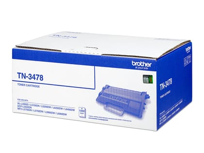 Brother TN-3478 Black Toner Cartridge - Compatible with HL-L5000D / HL-L6200DW / DCP-L5600DN / MFC-L5900DW