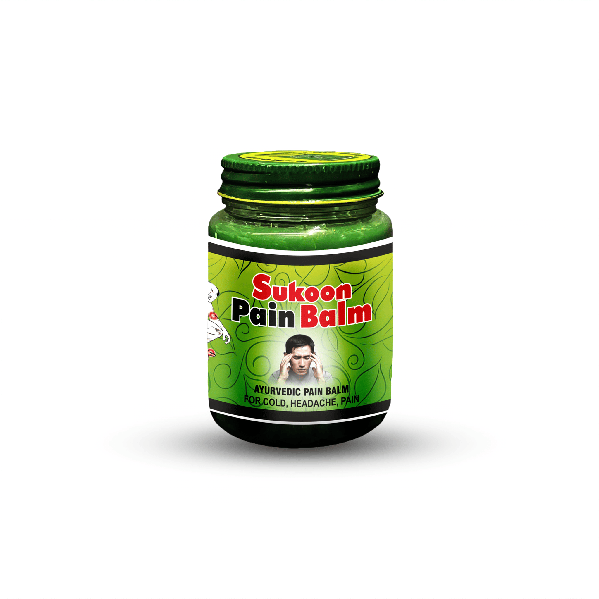 Mahida & Sons Sukoon Pain Balm – 100g | Herbal Relief for Headache, Cold & Body Aches | Soothing & Fast-Acting Formula