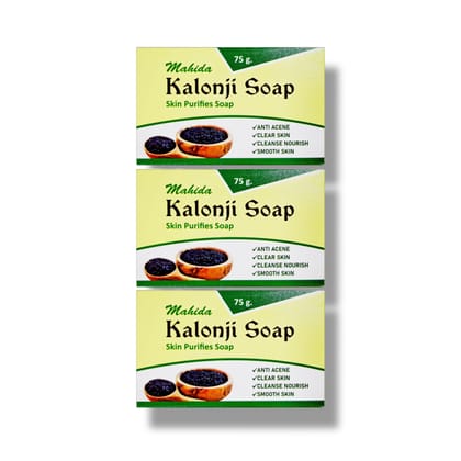 Mahida & Sons Mahida’s Kalonji Soap – 75g | Deep Nourishment for Glowing Skin | Anti-Fungal & Anti-Bacterial Protection | Germ Protection | Skin Conditioning | Gentle Care for Soft & Healthy Skin