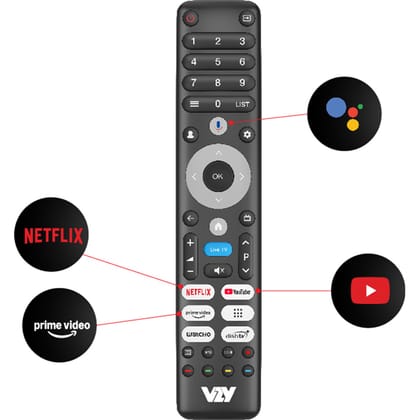 VZY by DishTV 32 inch QLED Full HD Smart Google TV