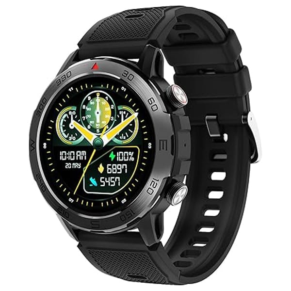 beatXP Duke Rugged 1.43” Round Super AMOLED Smart Watch