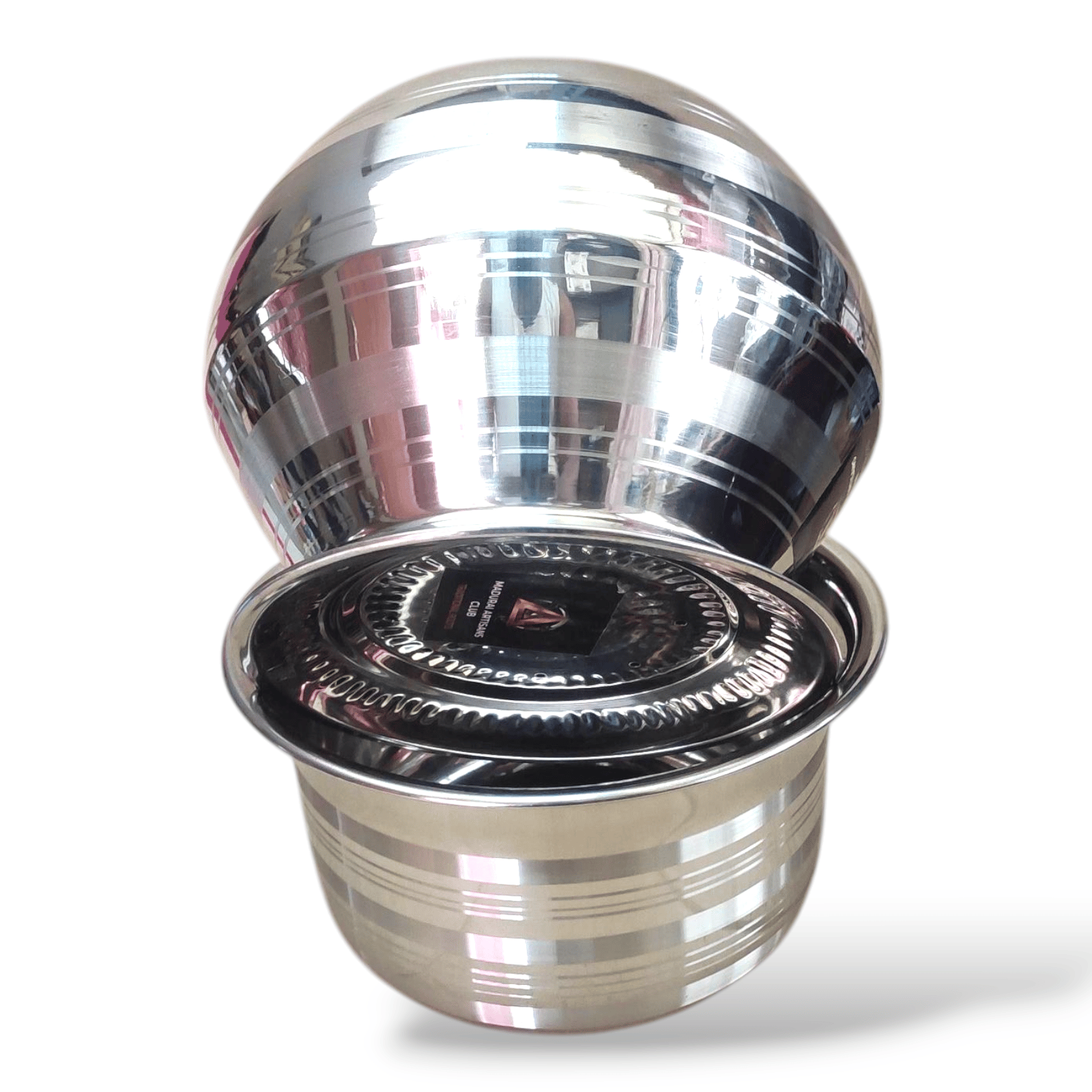 RICE COOKING POT WITH LID AND BASE VESSEL - 3 LITRE APPROX, THEKSHA, COOKING POT, PONGAL MAKER