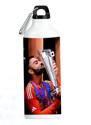 Cricket Edition Virat 750ml Printed Aluminum Gym Water Bottle