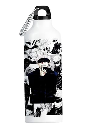 Gojo 600ml  Printed Aluminum Gym Water Bottle