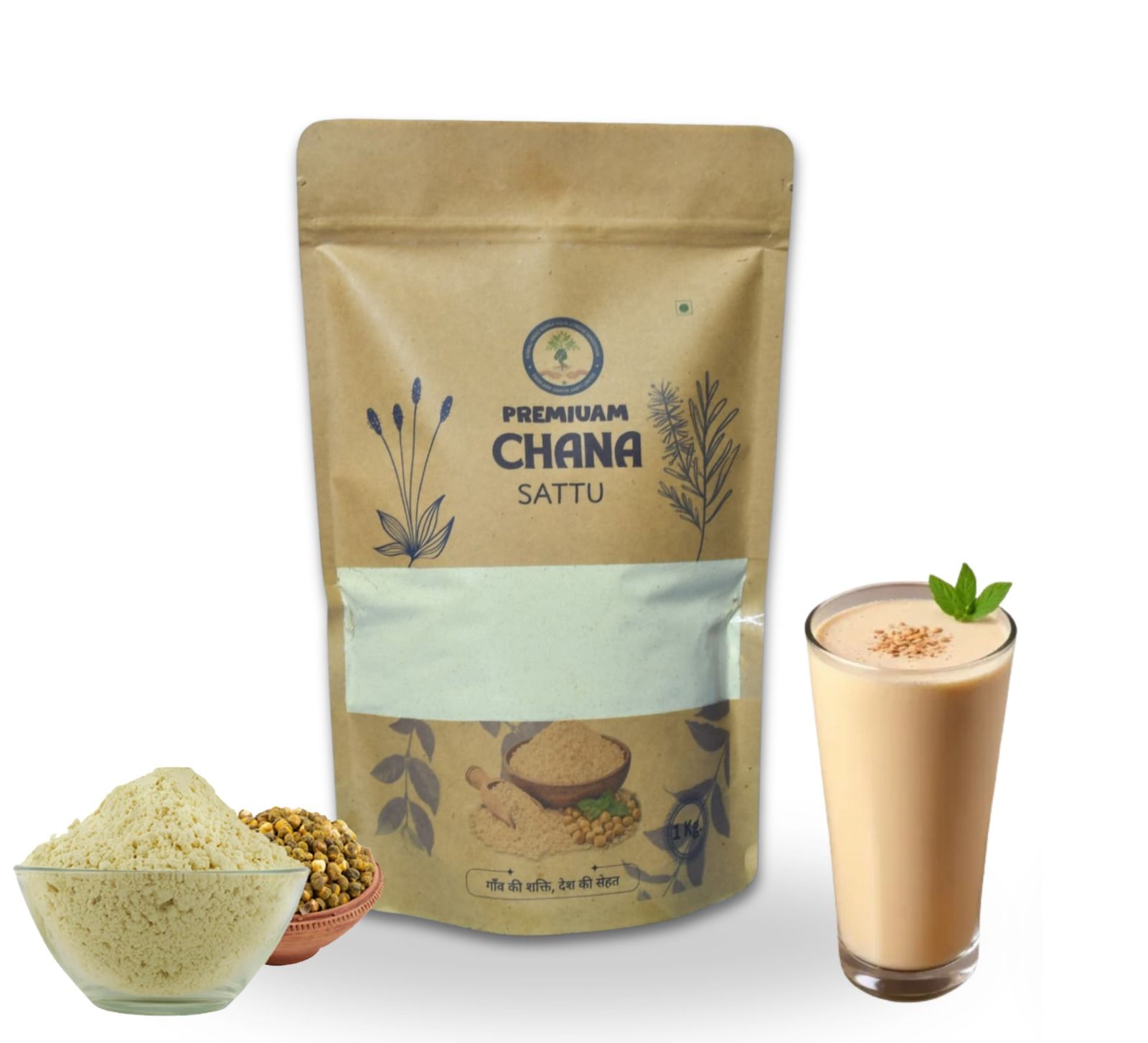 PREMIUM Chana Sattu - Roasted Bengal Gram Flour