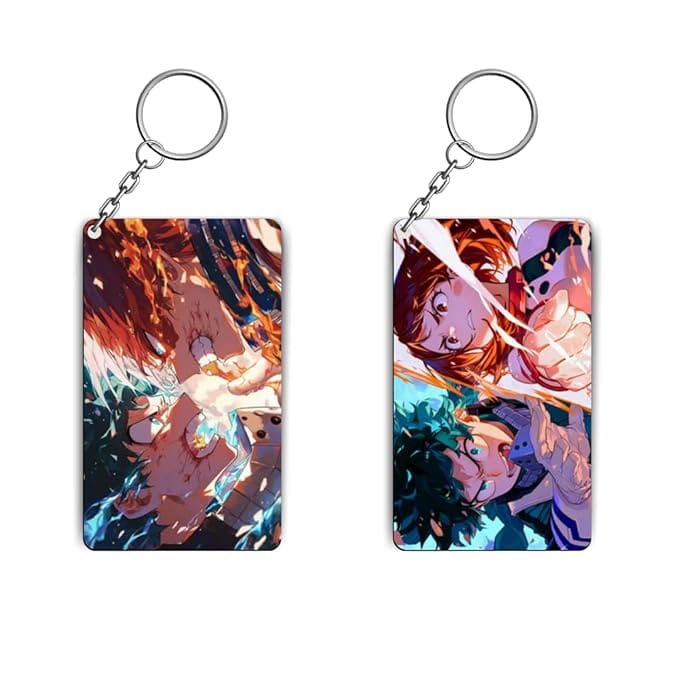 My Hero Academia Anime Keychains Kit - (Set Of 2 My Hero Academia Anime Keychains )