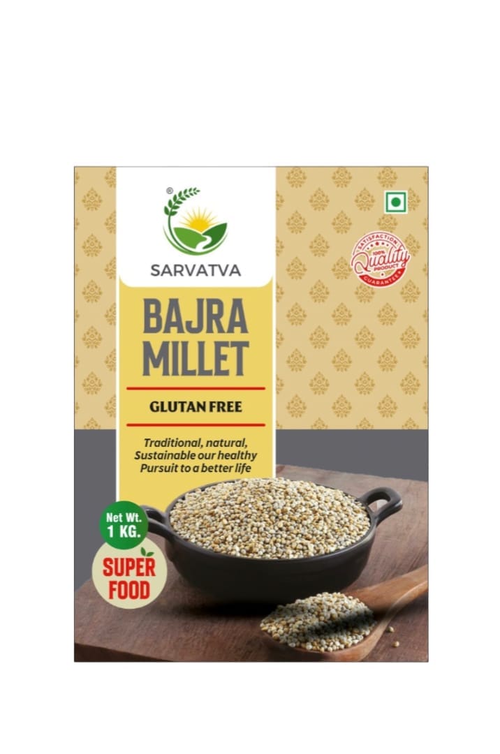 Sarvatva Bajra Millet - Gluten Free Superfood (1 KG)