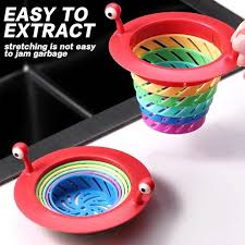 Rainbow Kitchen Sink Strainer, Foldable Kitchen Sink Drain