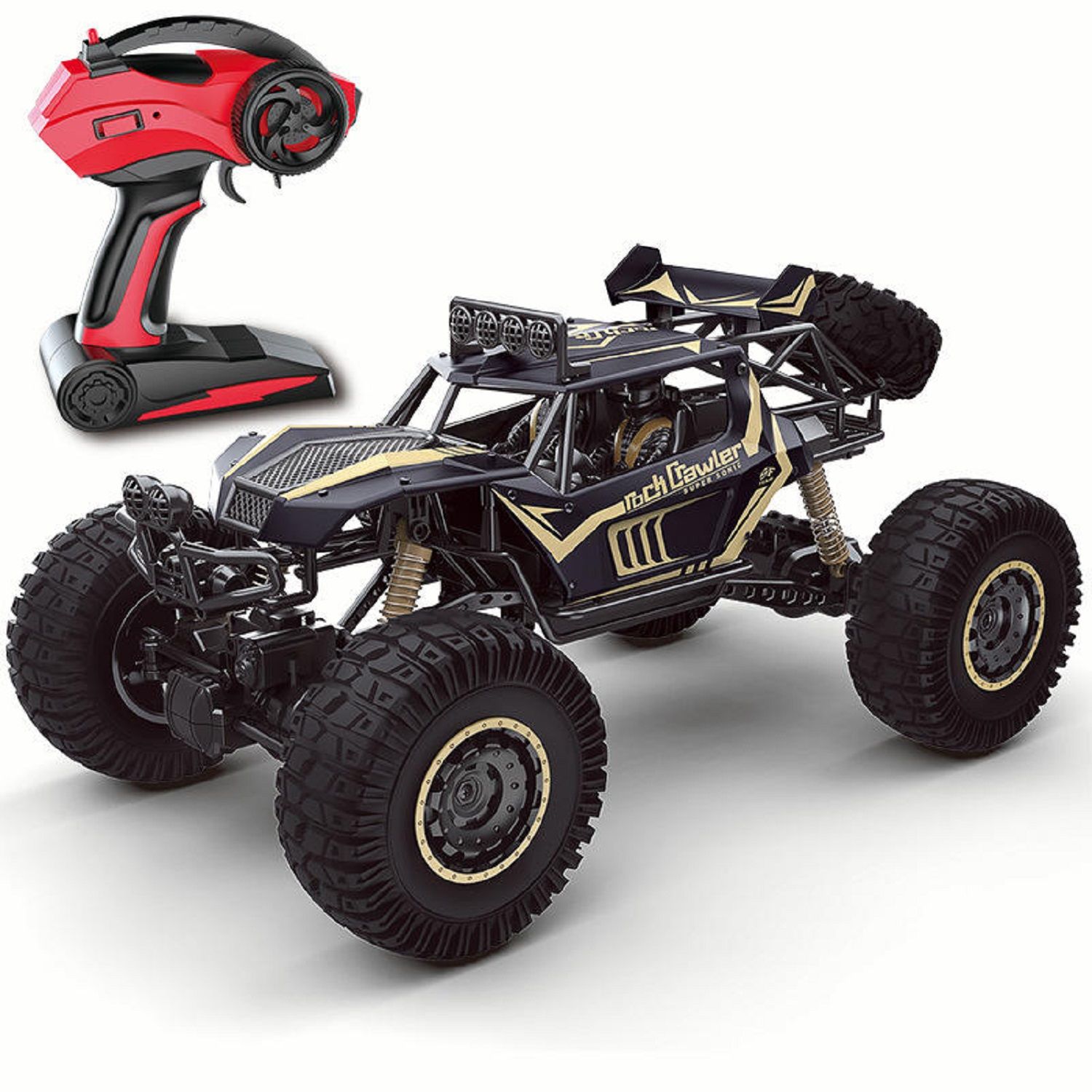 KTRS Enterprise 1:8 Big Size 50cm Alloy Climbing Remote Control Car Four-Wheel Drive Mountain Bigfoot Toy Vehicles Rc Truck 4WD High Speed Rock Crawler RC Monster Truck, 2.4Ghz
