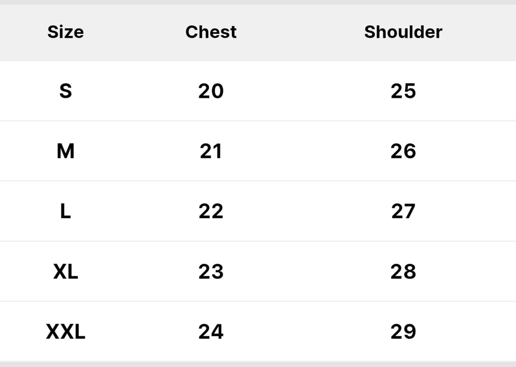 Size Guide
