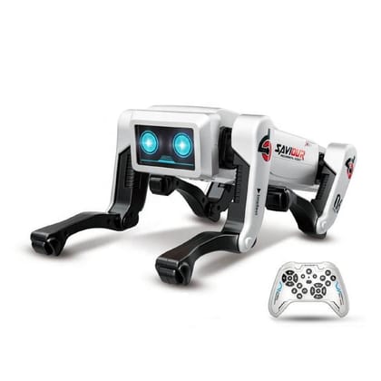 KTRS Enterprise Intelligent RC Robot Dog Toy with LED Eyes, Dancing, and Educational Modes AI Programmable RC Robot Pet Dance, Fight, Pee, Kungfu, Songs & More KTRS Enterprise Intelligent RC Robot Dog Toy with LED Eyes, Dancing, and Educational Modes AI Programmable RC Robot Pet Dance, Fight, Pee, Kungfu, Songs & More