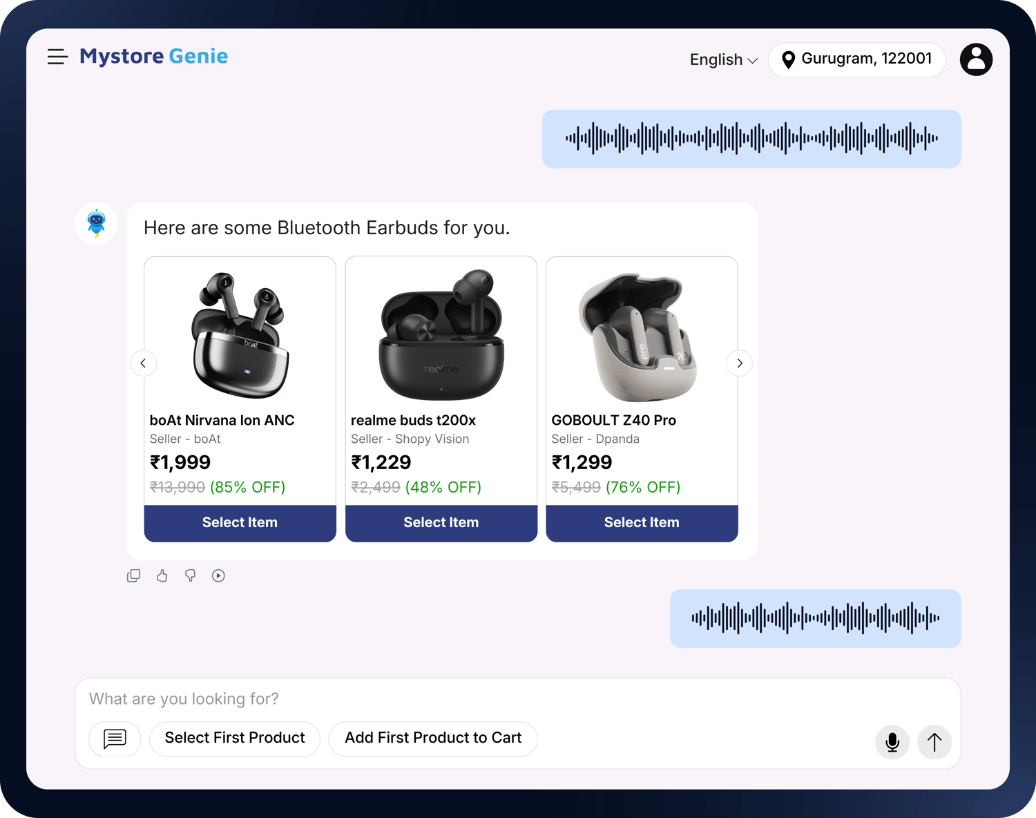 Voice-Enabled Shopping