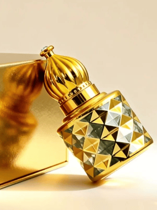 Mii Art 10ml DIY Perfume Bottle - Empty Golden Glass Container for Oils & Rose Water (Pack of 1) Mii Art 10ml DIY Perfume Bottle - Empty Golden Glass Container for Oils & Rose Water (Pack of 1)