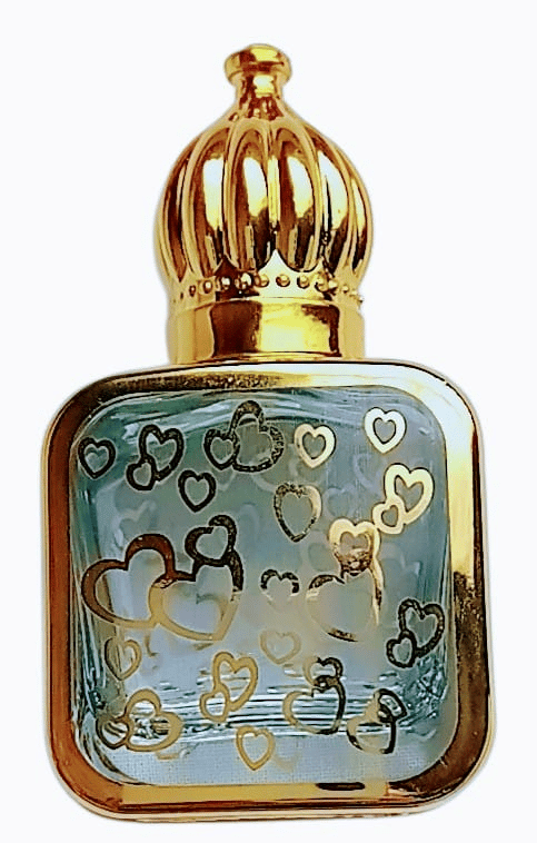 Mii Art DIY Perfume Maker’s Golden Bottle – 10ml Empty Glass Container for Custom Scents and Aromatherapy Oils (Pack of 1)