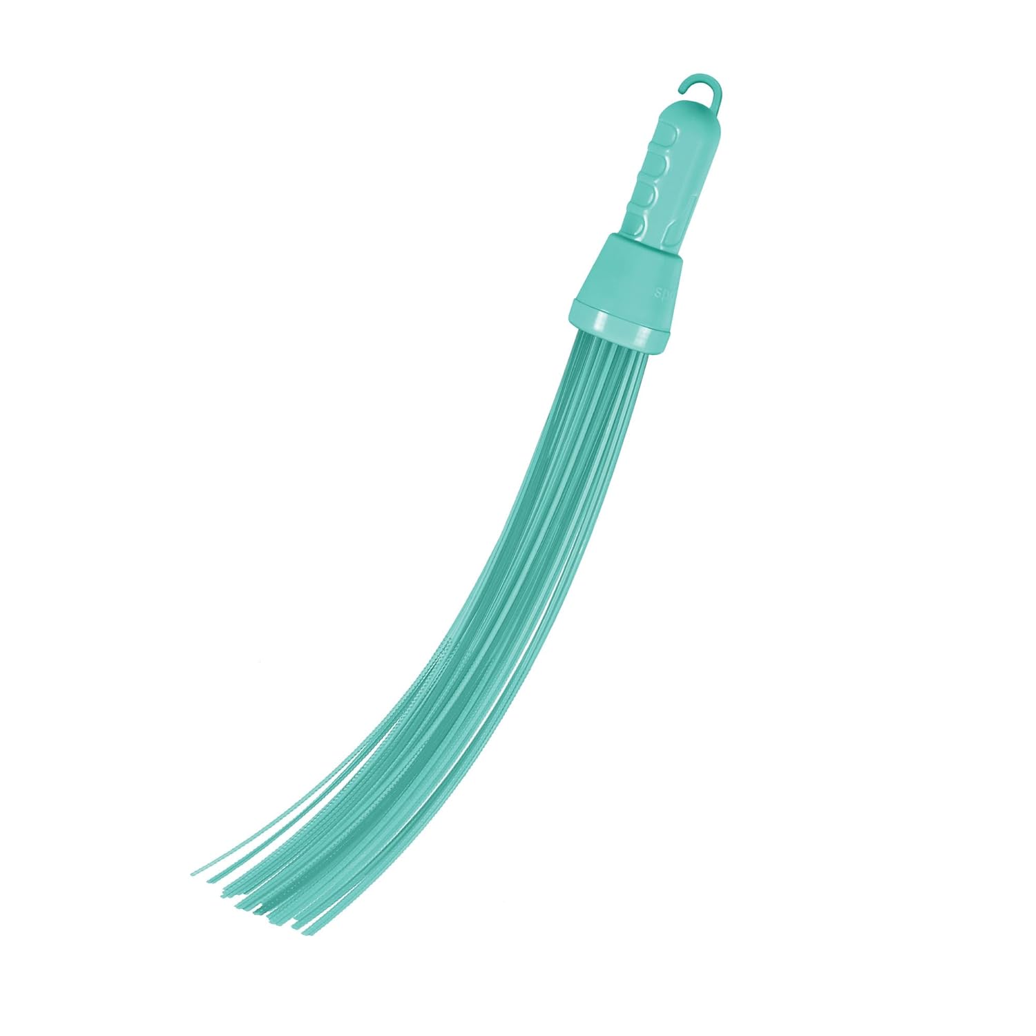 Spotzero by Milton Zig Zag Kharata Plastic Broom, Set of 1, Aqua Green | 44 Zig Zag sticks