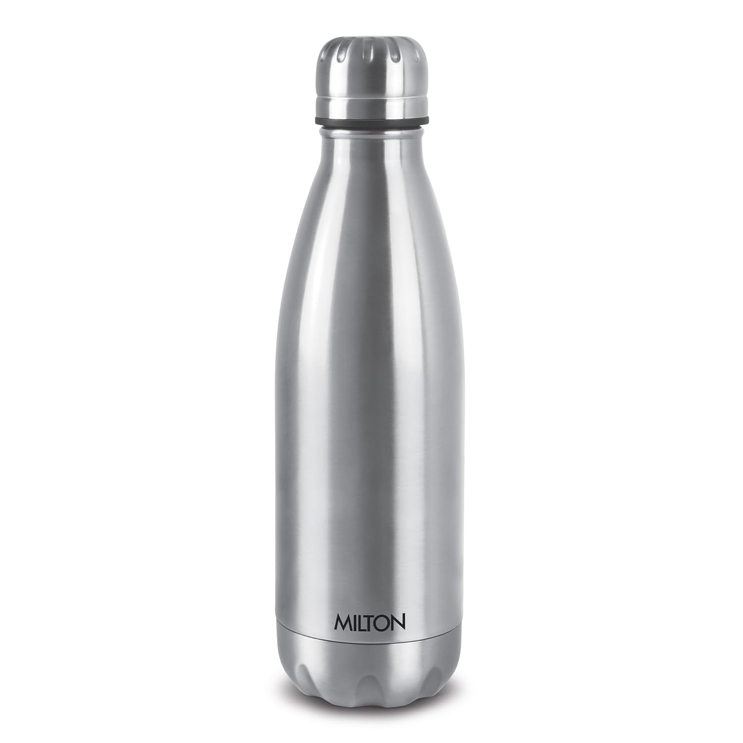 Milton Duo DLX 1000 Thermosteel 24 Hours Hot and Cold Water Bottle, 1 Litre, Silver