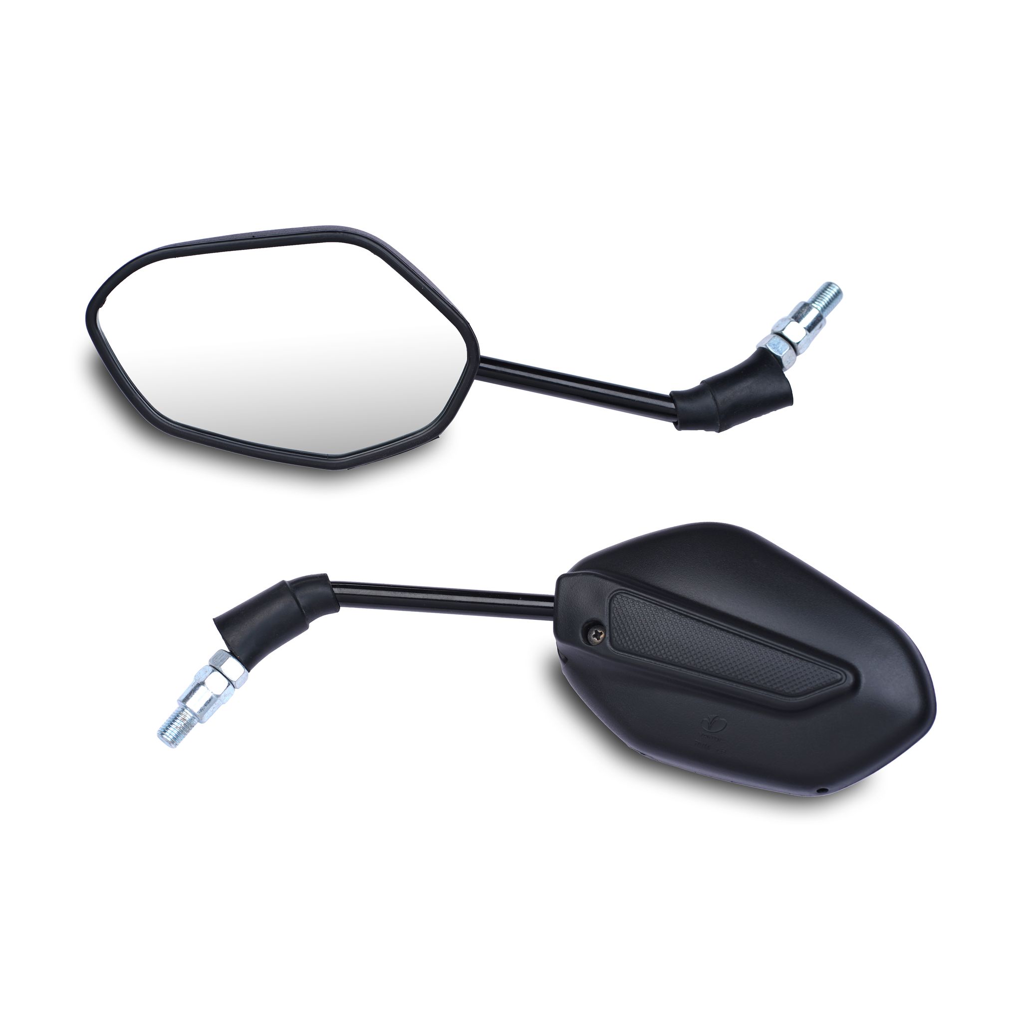 Varroc Shatter Proof Rear View Mirror for Royal Enfeld CHROME BULLET CLASSIC NM | Right Hand | High Visibility Glass | OEM Quality | Pack of 1