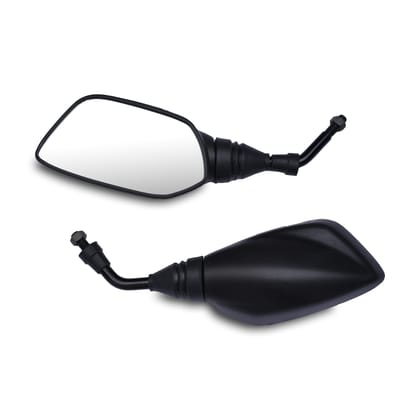 Varroc Shatter Proof Rear View Mirror for YAMHA FASINO | Right Hand | High Visibility Glass | OEM Quality | Pack of 1