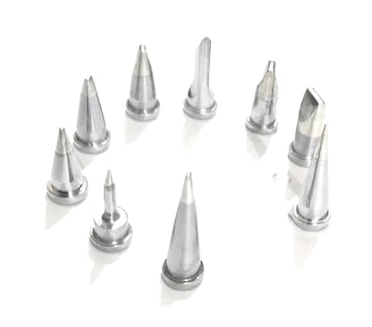 Generic LT1S/LTS/LTH/LTK/LTA/LTB/LTC/LTD/LTKN Lead-free soldering Tip Set to use for Weller WSP80/WP80/WXP80 Soldering Irons. (Pack of 9pcs)