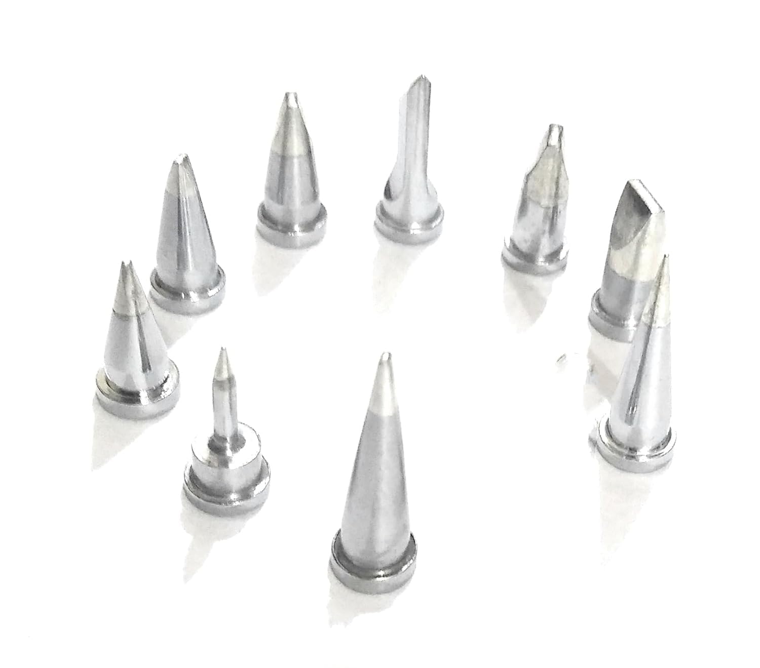 Generic LT1S/LTS/LTH/LTK/LTA/LTB/LTC/LTD/LTKN Lead-free soldering Tip Set to use for Weller WSP80/WP80/WXP80 Soldering Irons. (Pack of 9pcs)