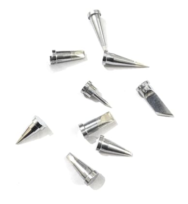 Generic LT1S/LTS/LTH/LTK/LTA/LTB/LTC/LTD/LTKN Lead-free soldering Tip Set to use for Weller WSP80/WP80/WXP80 Soldering Irons. (Pack of 9pcs)