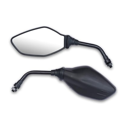 Varroc Shatter Proof Rear View Mirror for BAJJ BOXER AR | Left Hand | High Visibility Glass | OEM Quality | Pack of 1 Varroc Shatter Proof Rear View Mirror for BAJJ BOXER AR | Left Hand | High Visibility Glass | OEM Quality | Pack of 1