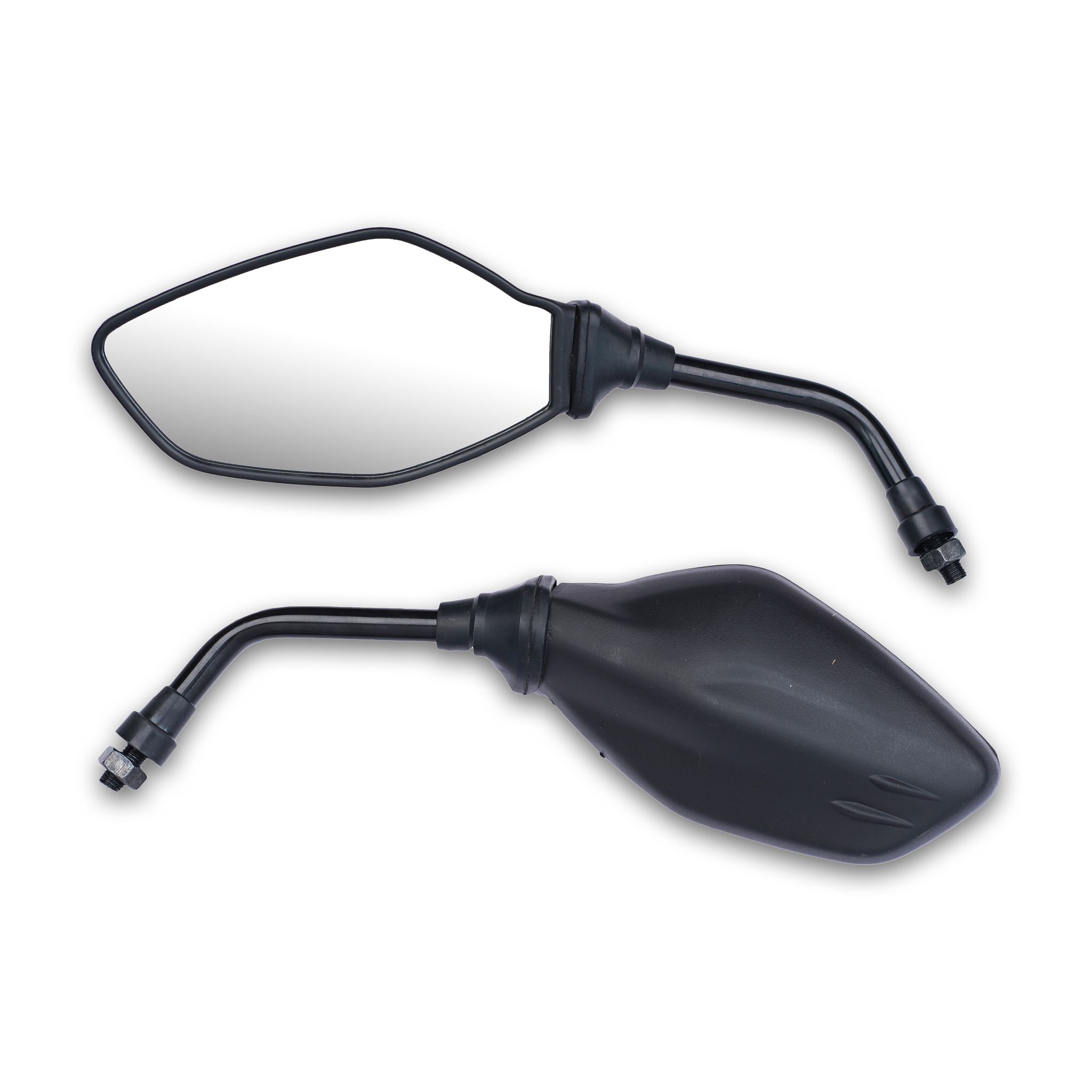 Varroc Shatter Proof Rear View Mirror for BAJJ  BOXER AR | Left Hand | High Visibility Glass | OEM Quality | Pack of 1