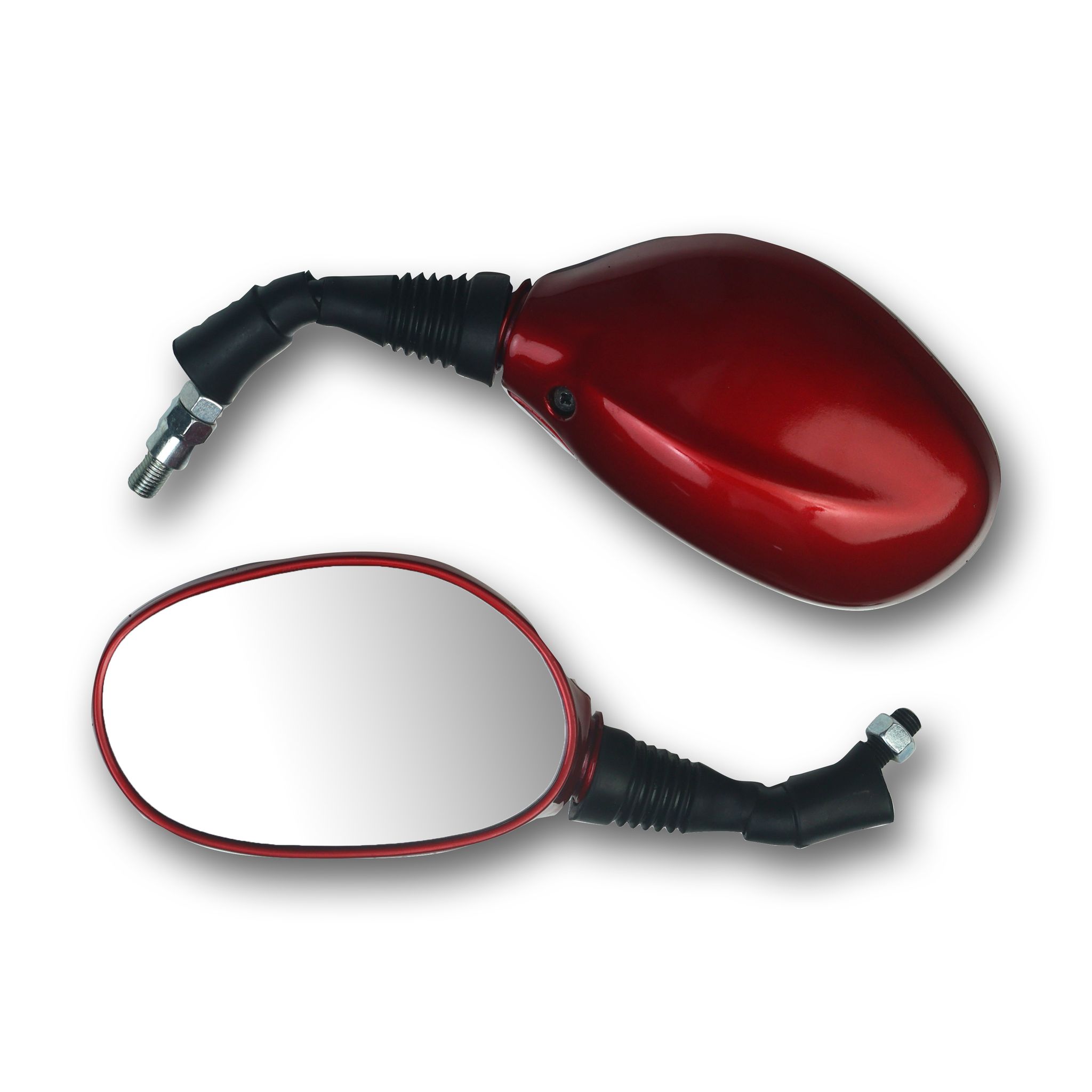 Varroc Shatter Proof Rear View Mirror for BAJJ Pulsar 200 NS | Left Hand | High Visibility Glass | OEM Quality | Pack of 1