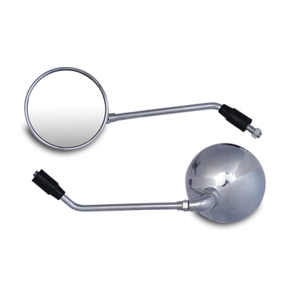 Varroc Shatter Proof Rear View Mirror for BAJJ Platina 5G | Left Hand | High Visibility Glass | OEM Quality | Pack of 1