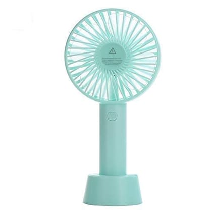 Mini Handheld Personal Desk USB Rechargeable Table Fan (Random Colour)