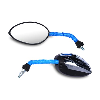 Varroc Shatter Proof Rear View Mirror for HiroPASSION PRO Splendor PRO | Left Hand | Black | Pack of 1