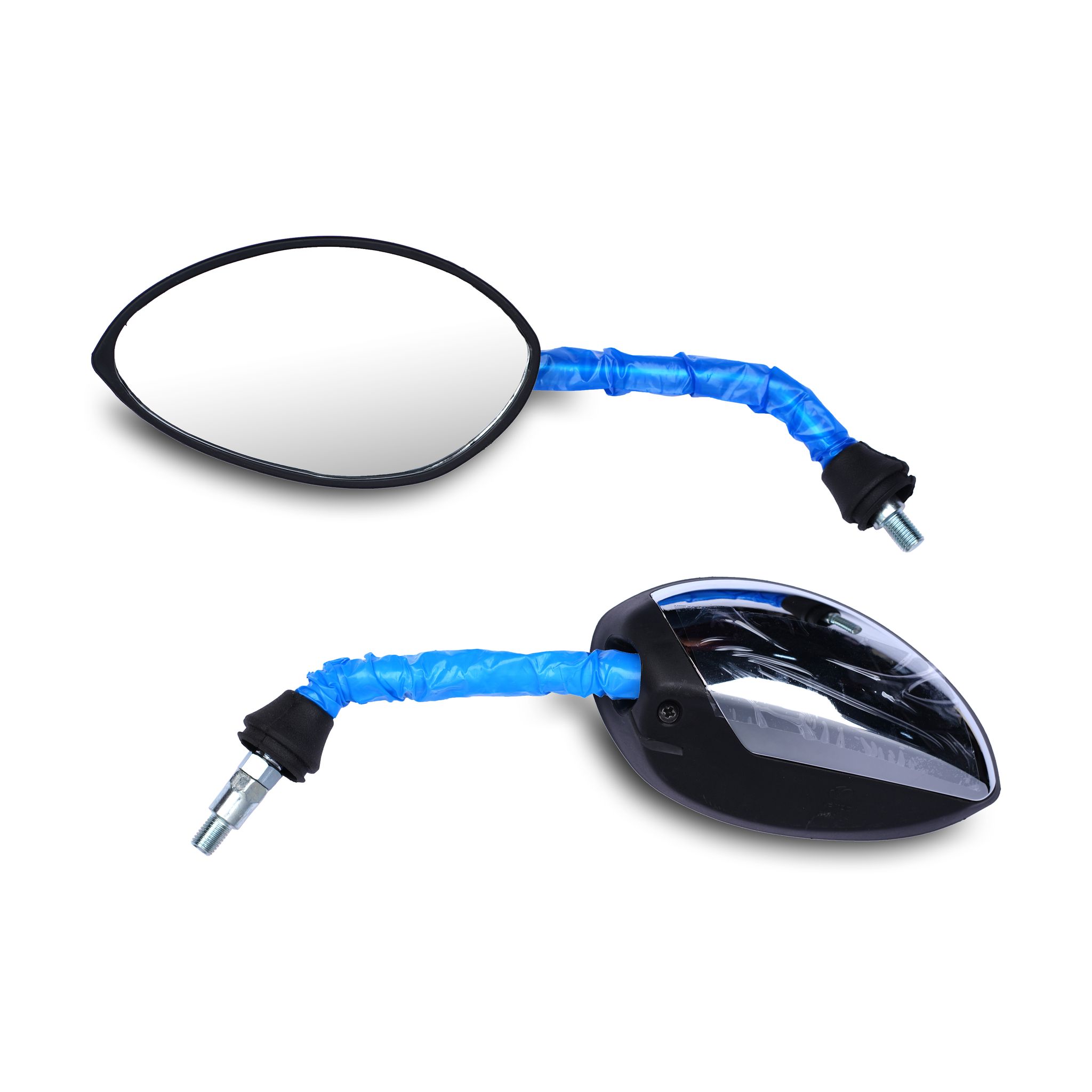 Varroc Shatter Proof Rear View Mirror for HiroPASSION PRO Splendor PRO | Left Hand | Black | Pack of 1