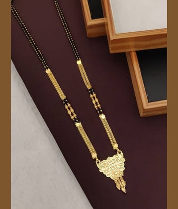 Shivay Fashion Golden Mangalsutra ( Pack of 1 )