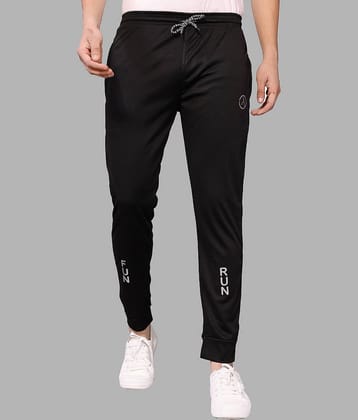 Kashvi Black Lycra Men's Joggers ( Pack of 1 )